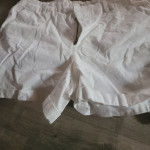 white shorts